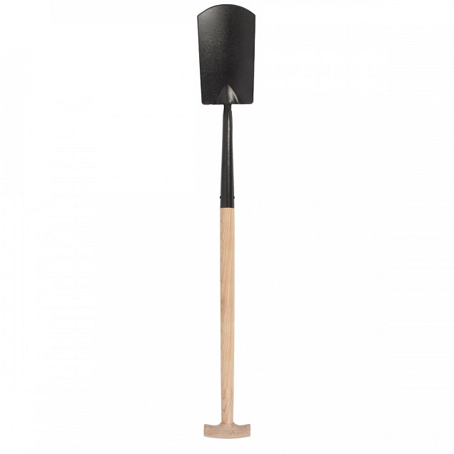 Spade - Gehard staal - Essenhouten steel - 76 cm
