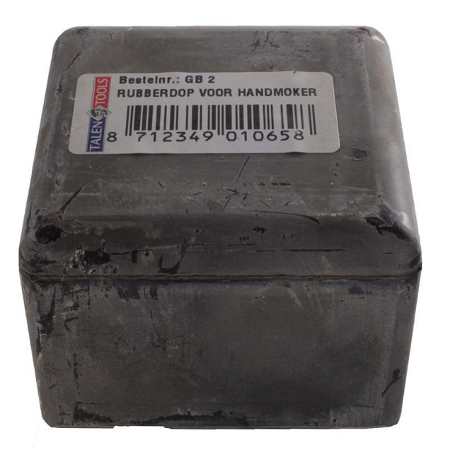Rubberdop - Voor handmoker - 43 x 43 millimeter