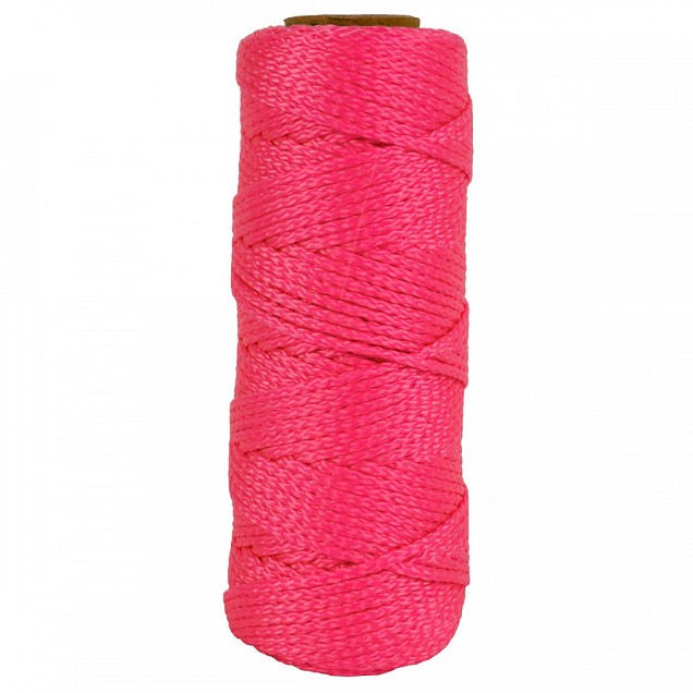 Uitzetkoord - Stratenmakerstouw - Roze - dia 1,5 mm - 50 meter