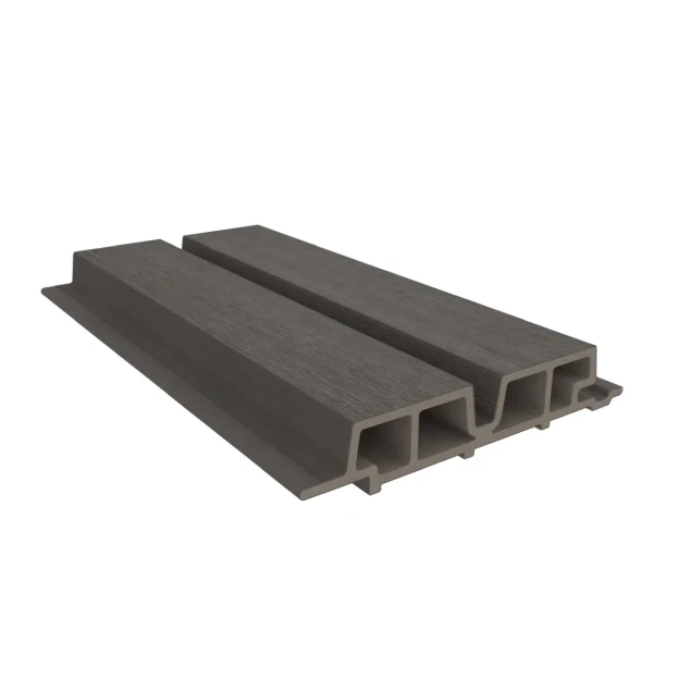 Newtechwood hkc co-extrusie castellation pro65 gevelbekleding, 3,3x18x290 cm, silver gray.