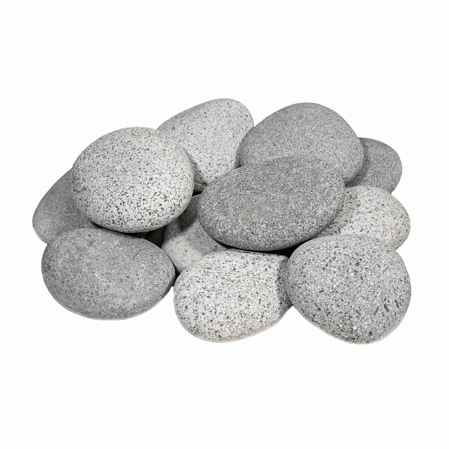 Beach Pebbles light grey  3-6 cm