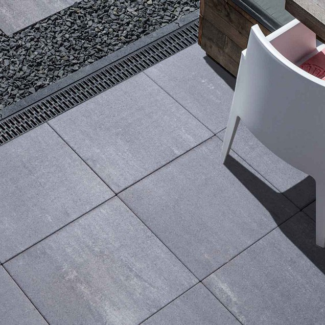 Grande Allure Facetta 60x60x5 cm Marmo Grigio