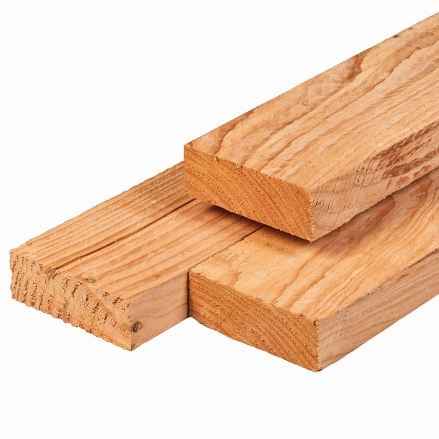Lariks/Douglas ligger ongedroogd 5x15x300 cm fijnbezaagd