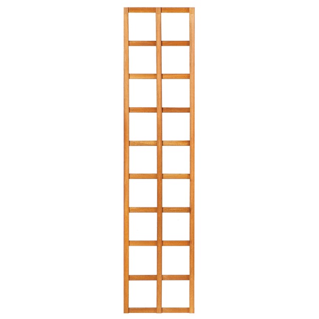 Trellis recht hardhout 180x40 cm glad geschaafd