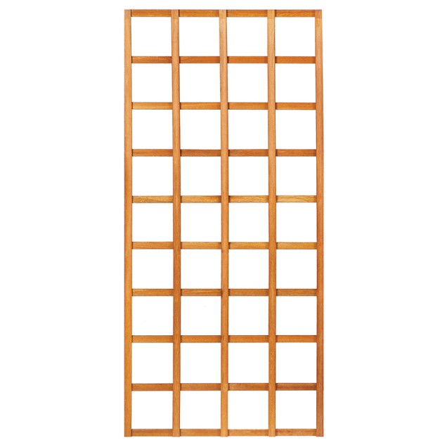 Trellis recht hardhout 180x90 cm glad geschaafd