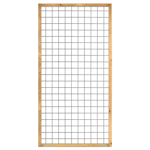 Gaaselement met kader 45x45 mm geïmpregneerd 180x90 cm