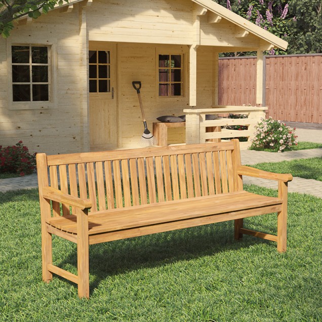 Teak parkbank Norwich 180 cm