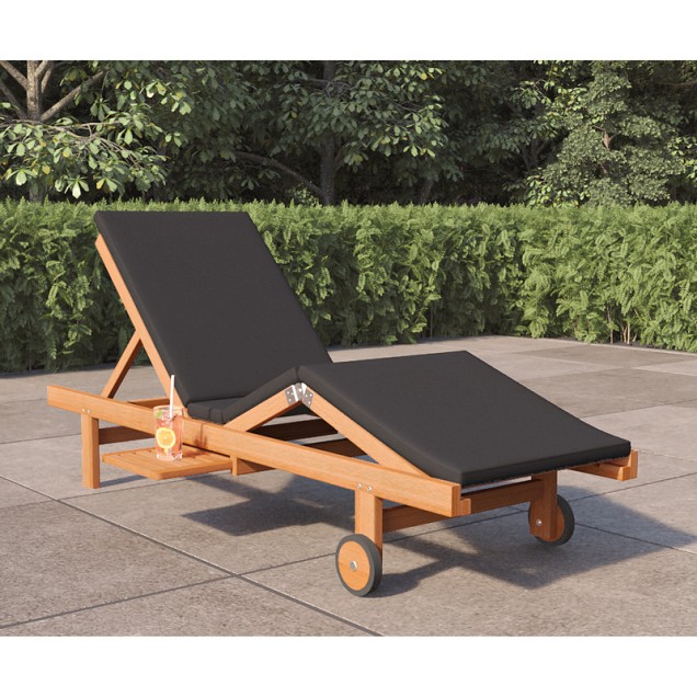 Teak sunlounger Wembley