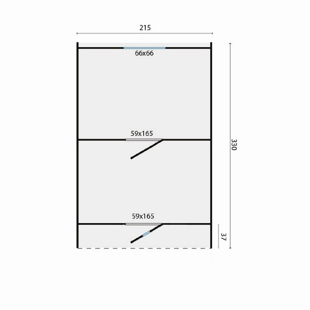 Campingbarrel 42 mm 330x220 cm / Home office