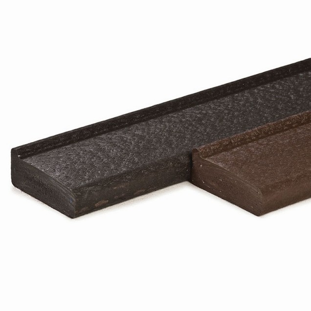 KUNSTSTOF funderingsbalk standaard 3,5x8,8x300 cm, met afwatering