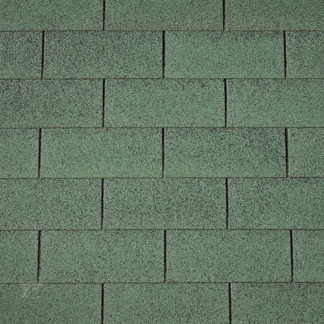 Dakshingles recht Groen 3 m²