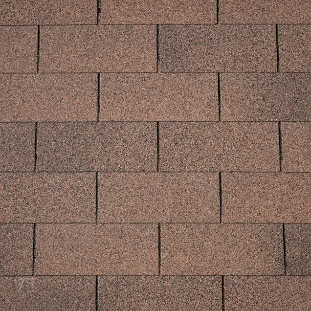 Dakshingles recht Bruin 3 m²