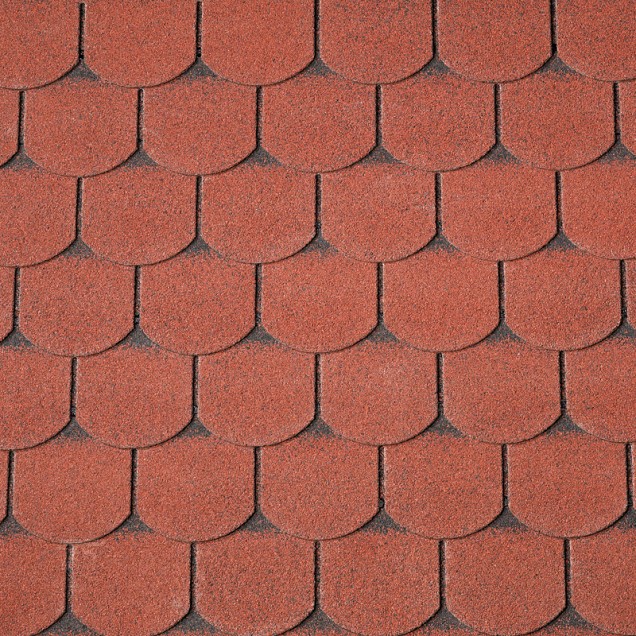 Dakshingles beverstaart Rood 3 m²