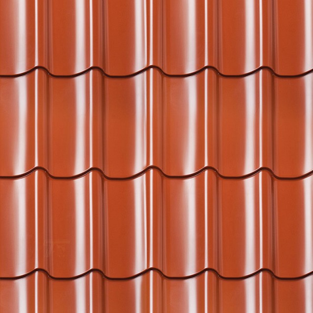 Dakpanprofielplaten tbv TD assortiment Set terracotta (per m²)