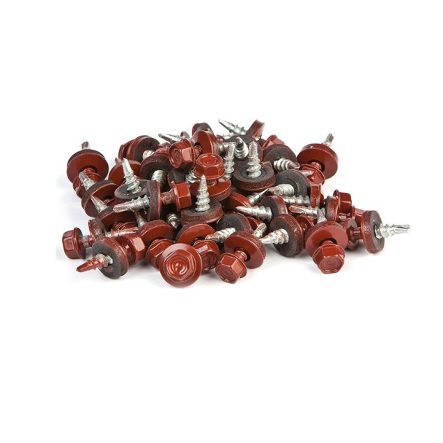 Aqua-pan & Easy-pan rood Schroeven (40st, p/doos) 20 mm