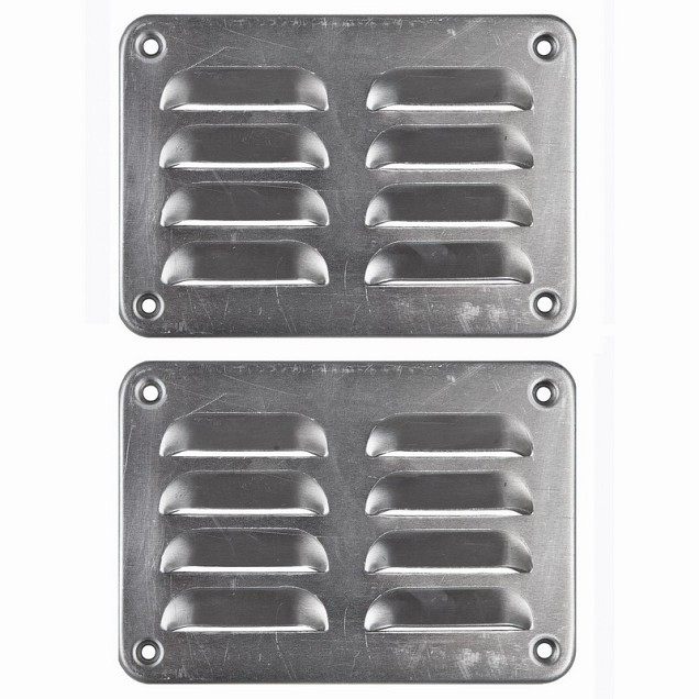 Blokhutaccessoires Ventilatierooster (set van 2 stuks)