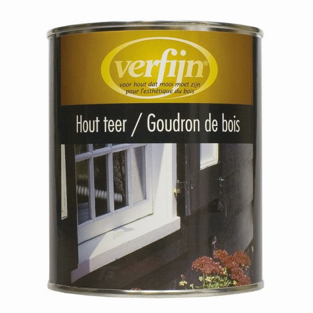 Zwarte teer 0,75 liter