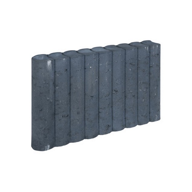 Rondo Palissadeband 8x35x50 cm Zwart