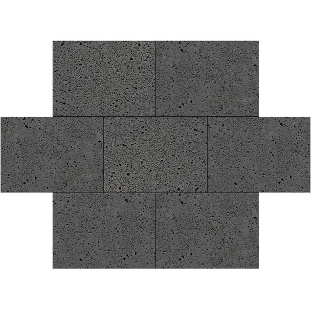 Oud Hollandse tegel 40x60x5 cm Antraciet
