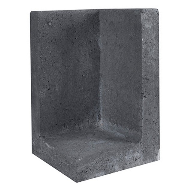 L-Element Hoek 30x30x50 cm Zwart