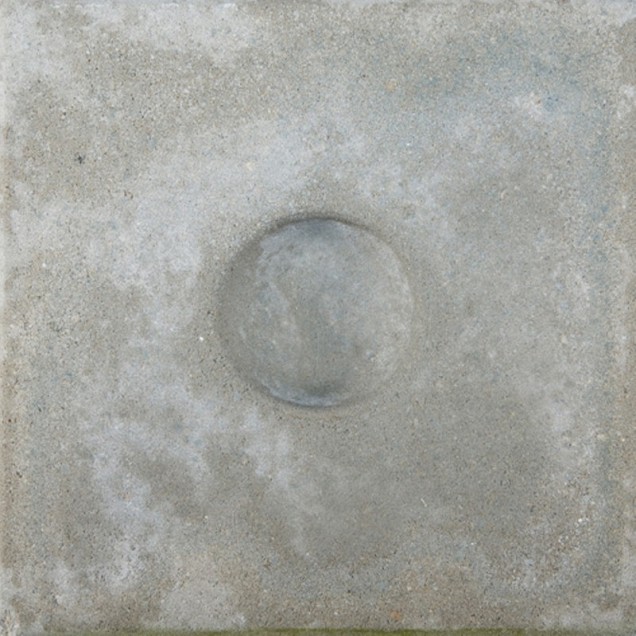 Knikkerpottegel 30x30x6 cm Grijs