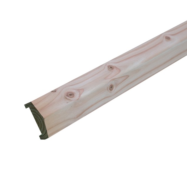 Douglas Afdekkap met sponning 4,2x8,5x180 cm