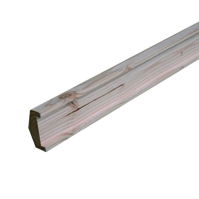 Douglas Afdekkap met sponning 4,2x8,5x180 cm