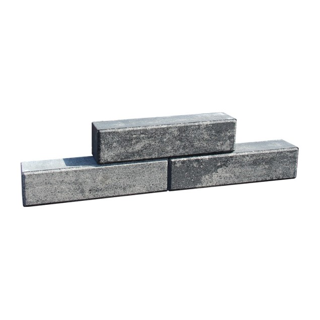 Decor Block 40x10x10 cm Grijs/zwart