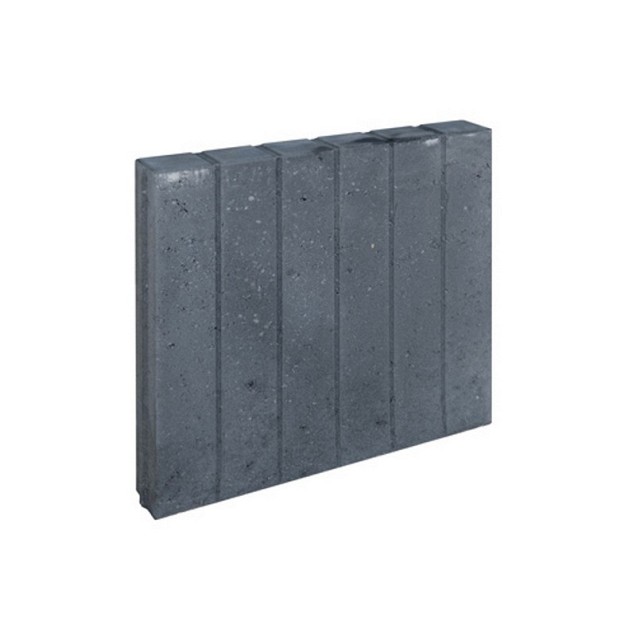 Blokjesband 8x50x50 cm Zwart
