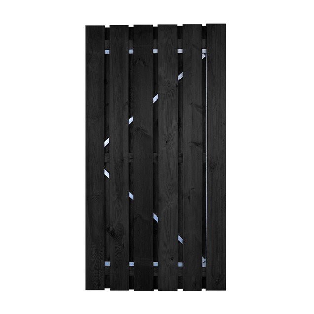 Arizona Deur met verstelbaar zwart stalen frame 100x195 cm