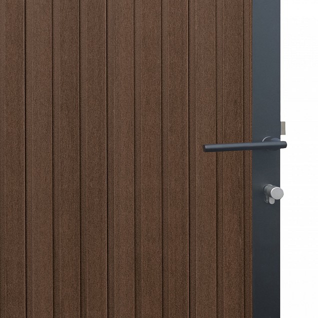 Tuindeur composiet LineaFence Ipé - 90x180 cm