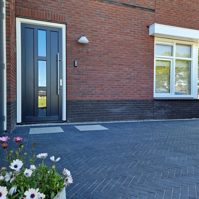 Strakke waalformaat 5x20x6 cm Antraciet