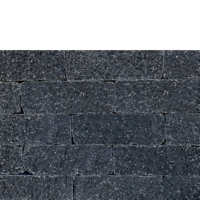 Rockwall 11x13x32 cm Antraciet - getrommeld