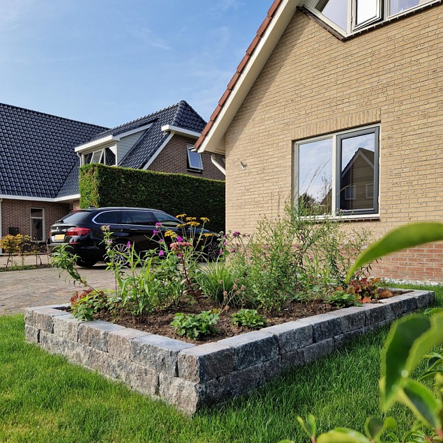 Rockwall 11x13x32 cm Rolde - getrommeld