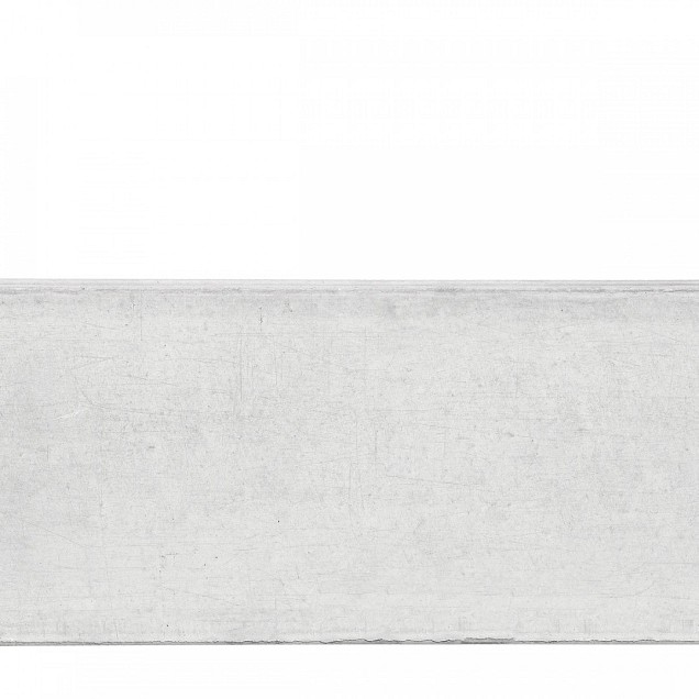Berton©-onderplaat wit/grijs H24xD3,5xL224 cm