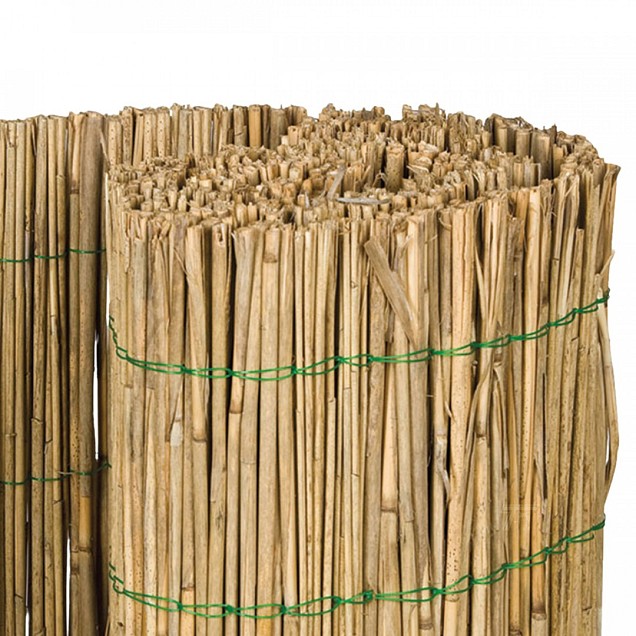 Rieten decoratiematten op rol, dubbelvoudig H150xL200 cm