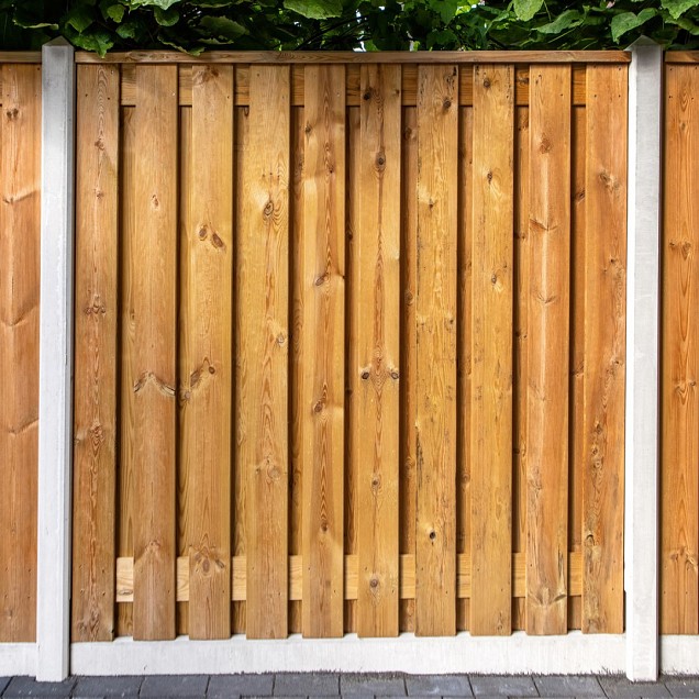 Berton©-paal IJssel wit/grijs, diamantkop 10x10x280 cm kabeldoorvoer
