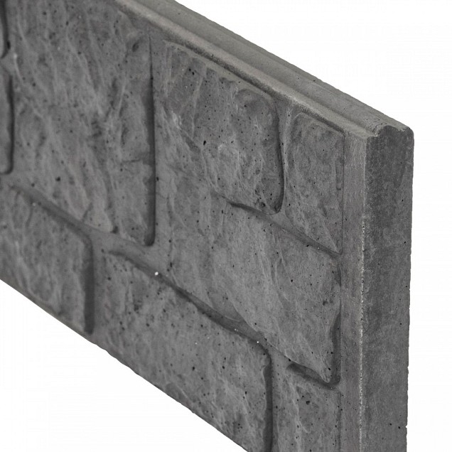 Berton©-motiefplaat antraciet H36xD3,5xL184 cm romeinsmotief