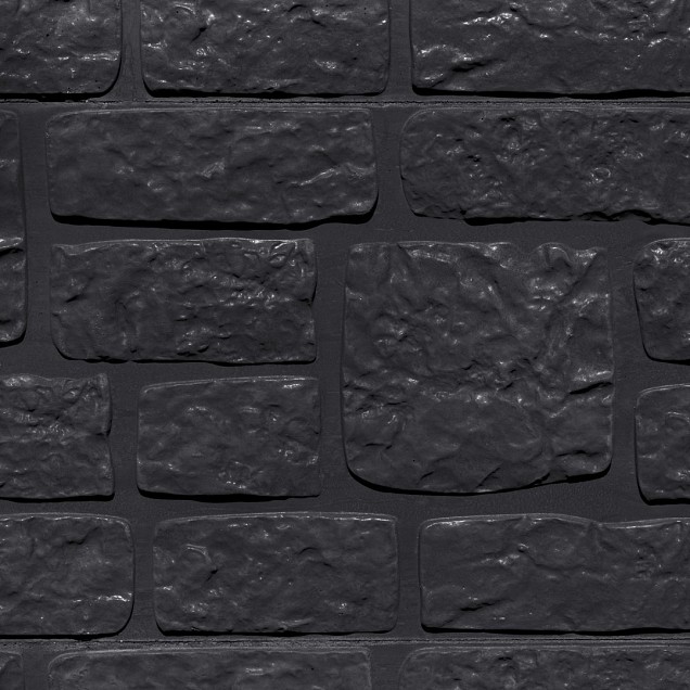 Berton©-motiefplaat smal antraciet gecoat H26xD3,5xL184 cm romeins motief