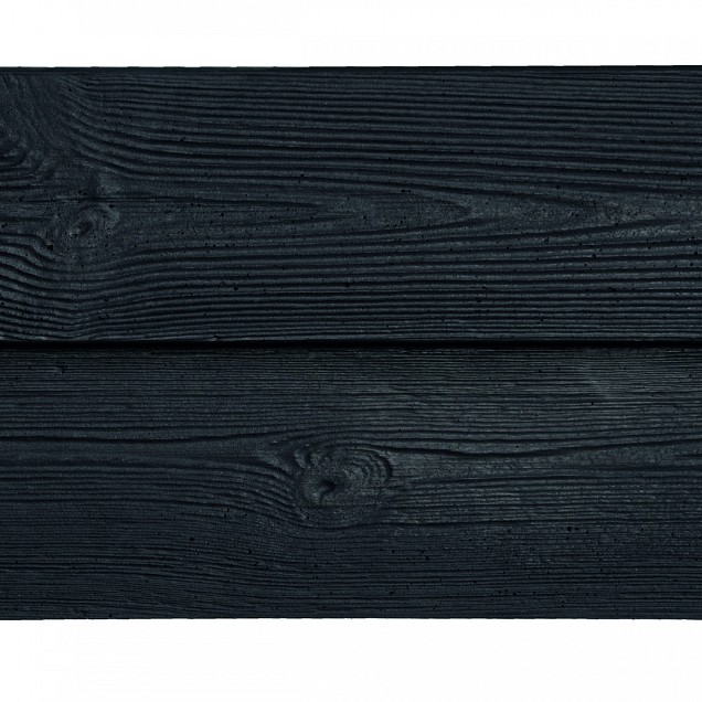 Berton©-motiefplaat smal antraciet gecoat H26xD3,5xL184 cm rabat-houtmotief