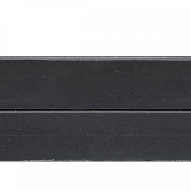 Berton©-motiefplaat smal antraciet gecoat H26xD3,5xL184 cm blokhutprofiel