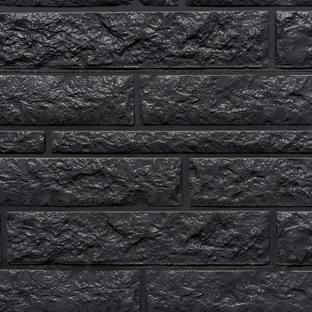 Berton©-motiefplaat antraciet gecoat H36xD3,5xL184 cm rotsmotief
