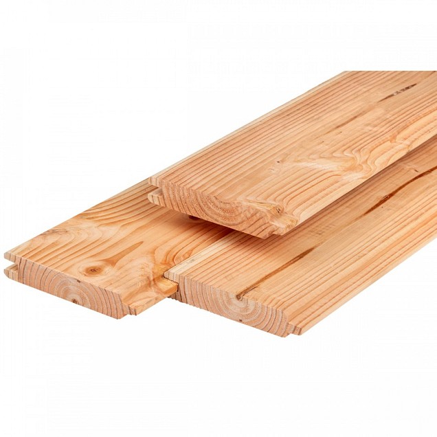 Douglas blokhutprofiel, gedroogd 2,8x19,5x400 cm