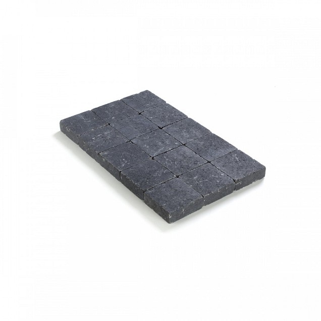 Kassei getrommeld 15x15x5 Zwart