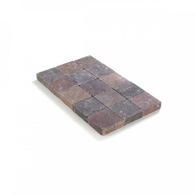 Kassei getrommeld 15x15x5 Herfstkleur