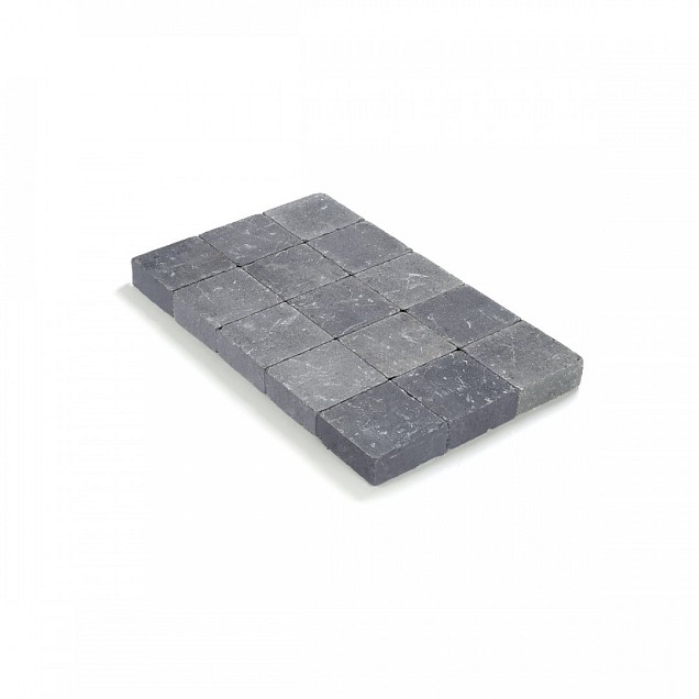 Kassei getrommeld 15x15x6 Oud-Grijs