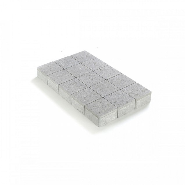 Kassei in-Line Trommeling15x15x8 Grijs - Benor