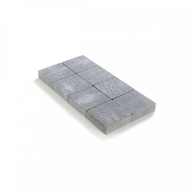 Kassei in-Line getrommeld 20x20x6 Muisgrijs
