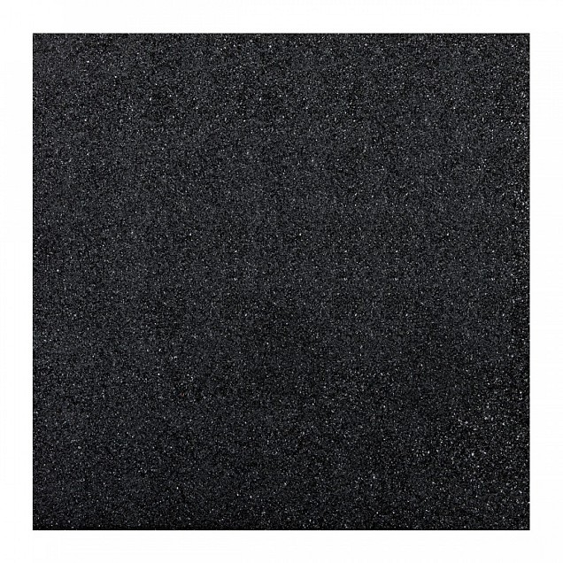 Rubber tegel 50x50x2.5 cm Zwart