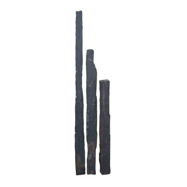 Monolith Black Pillars 150x8-15x8x10 cm